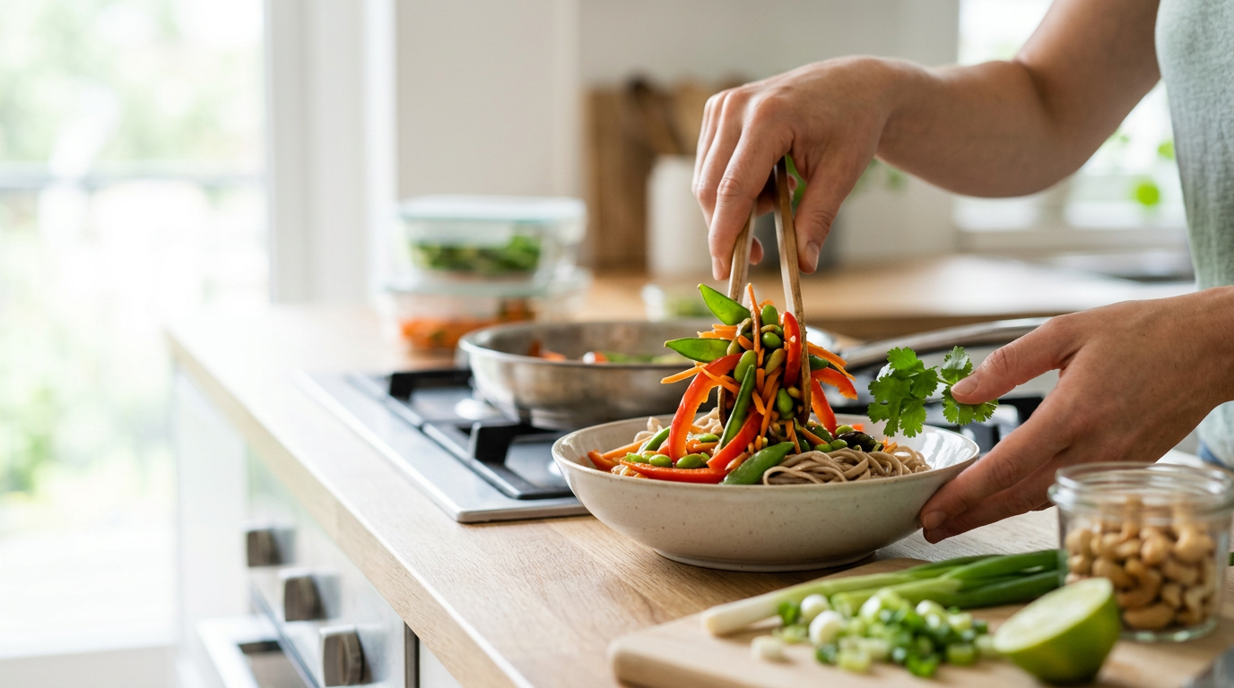 healthy plant-based recipes fast cooking