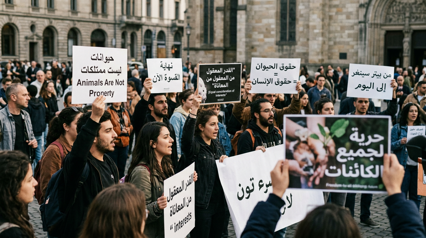animal welfare protest