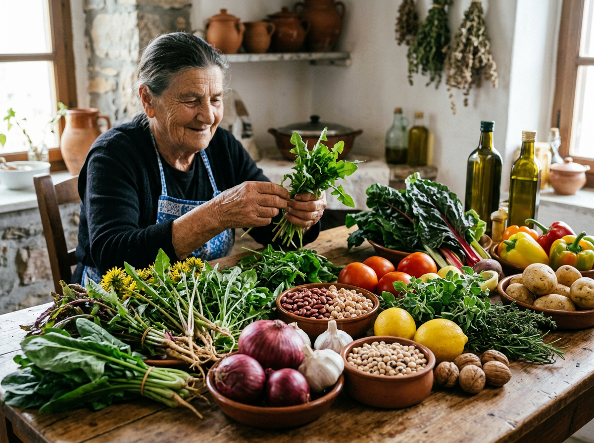 blue zone diet vegetables