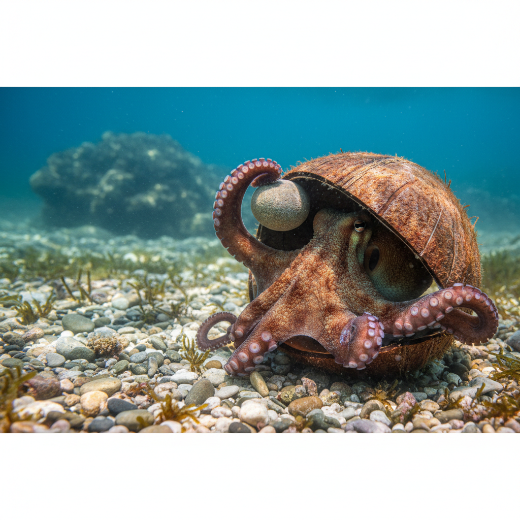 octopus tool use