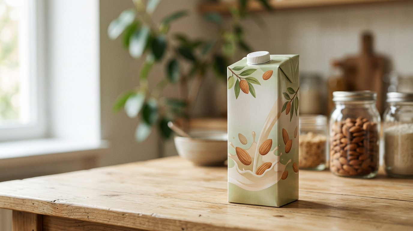almond milk carton
