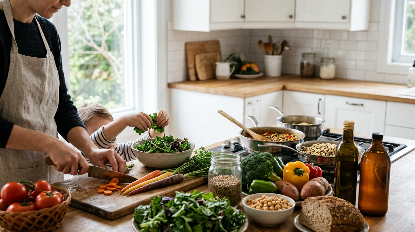 family kitchen healthy