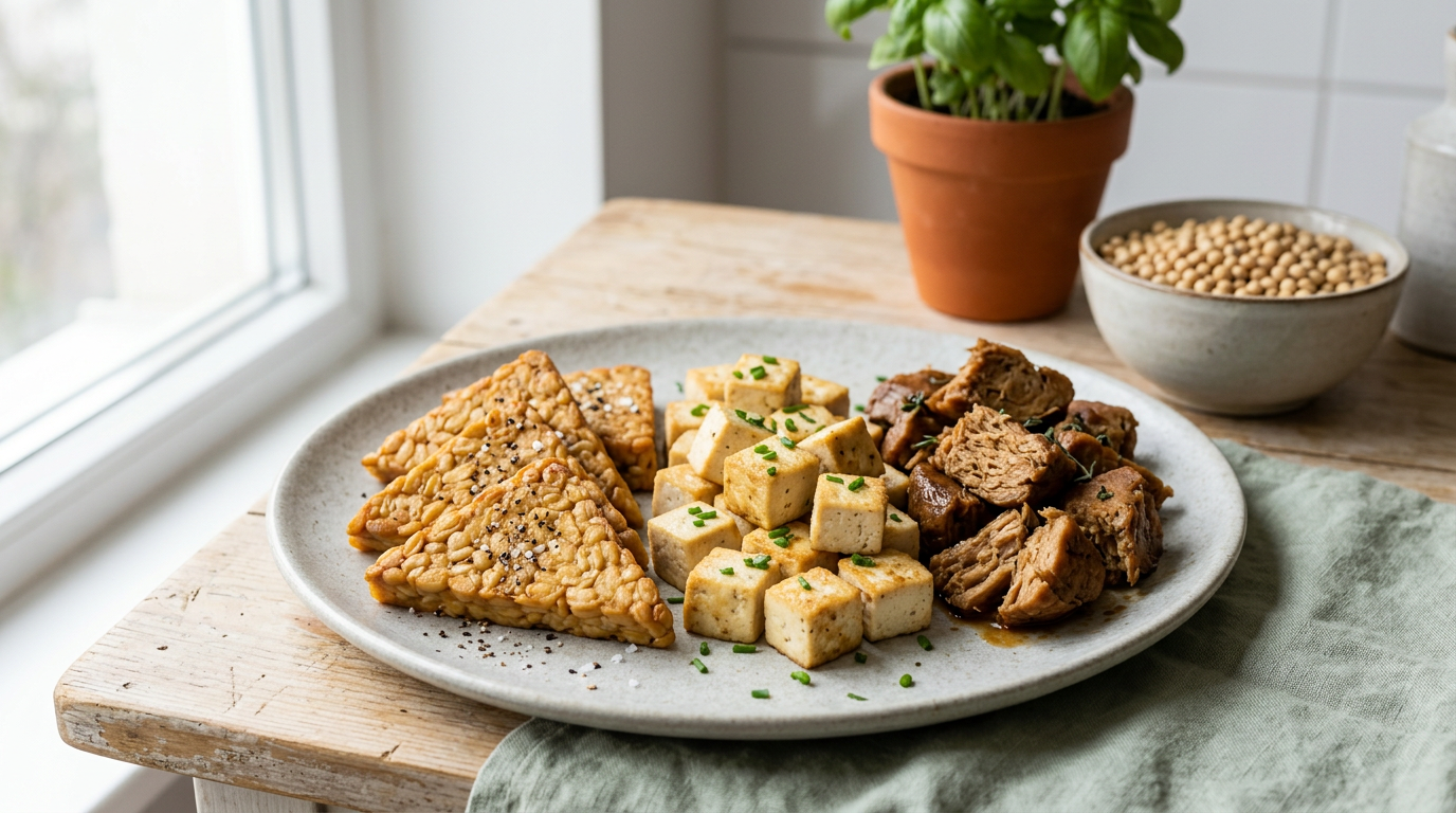 tempeh tofu seitan