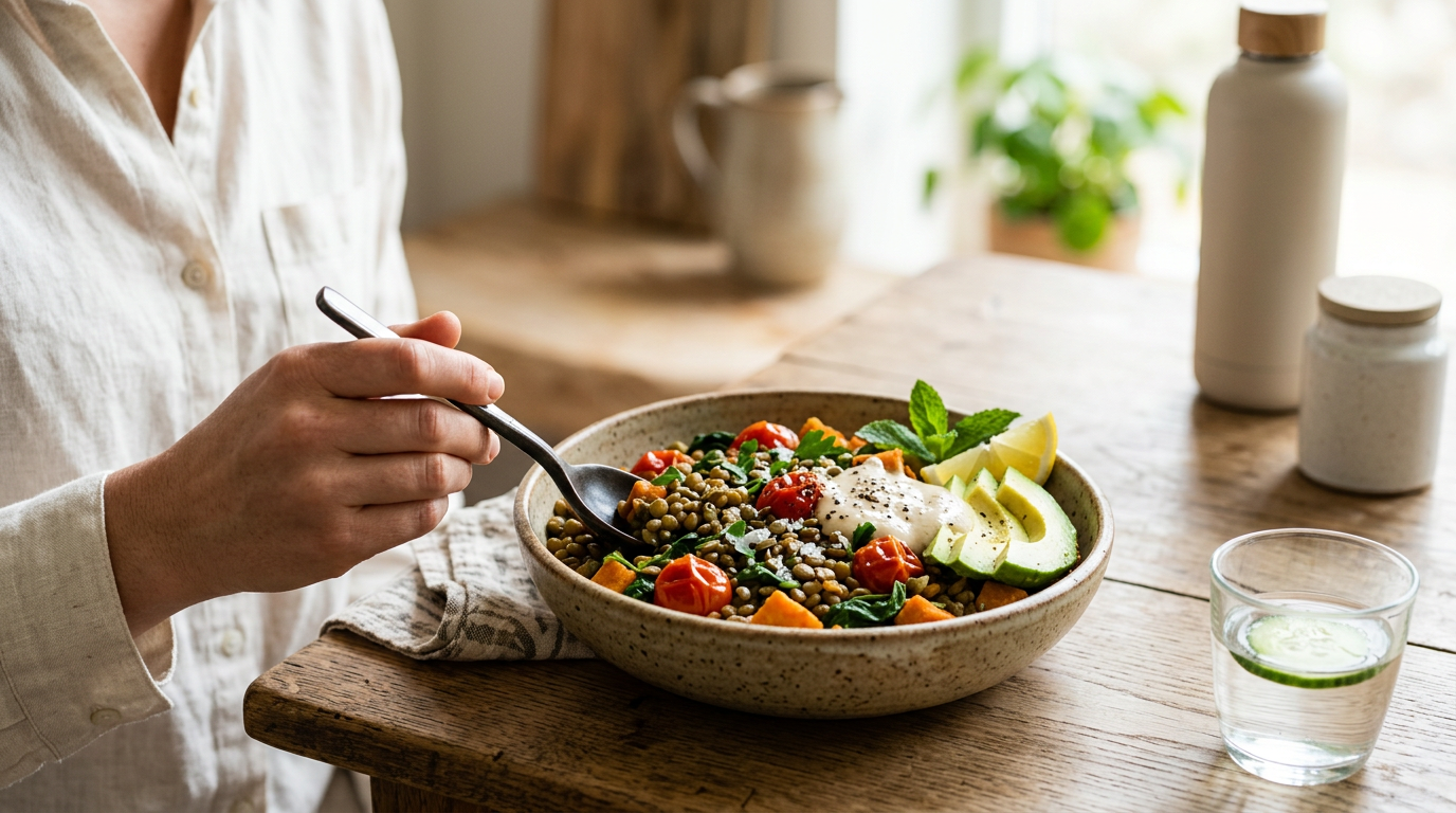 lentil bowl