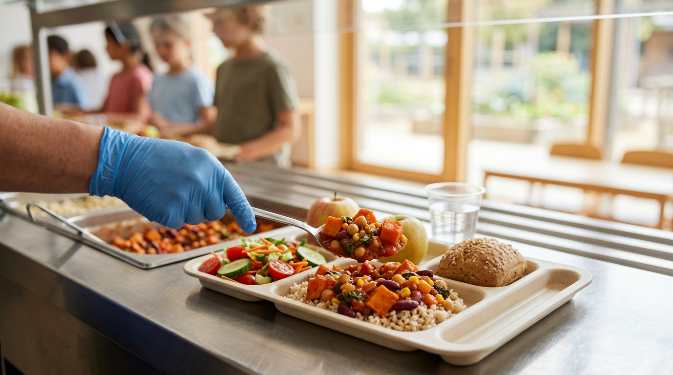 school kitchen lunch