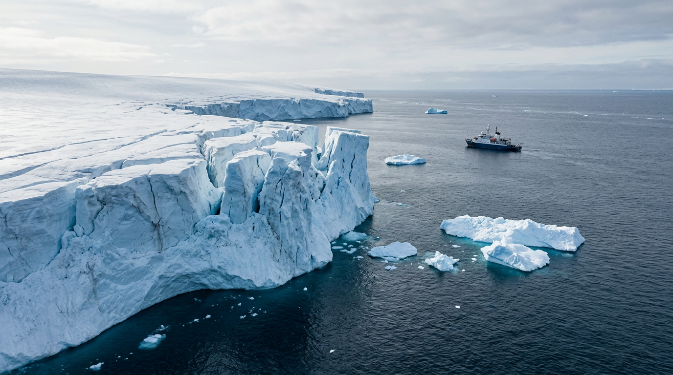 antarctic ice shelf