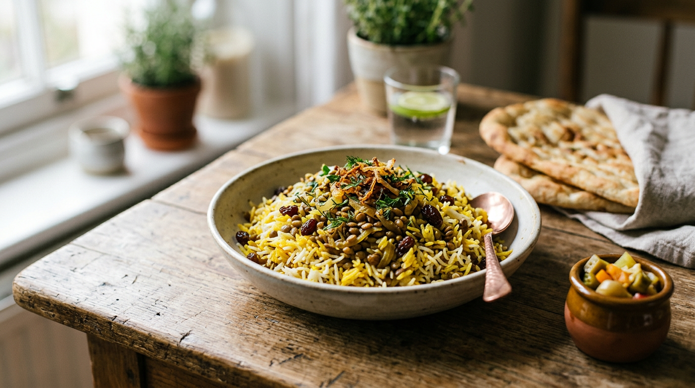 iranian vegan rice dish
