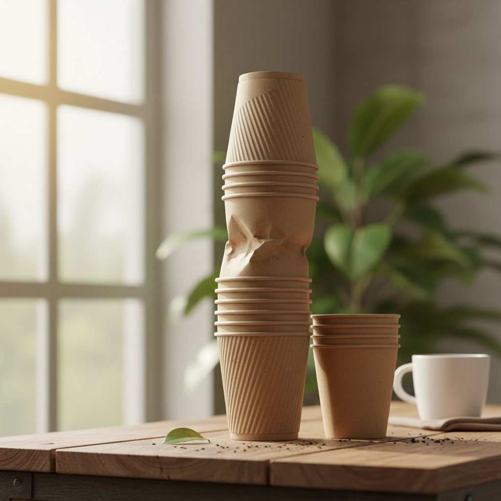 paper cup stack