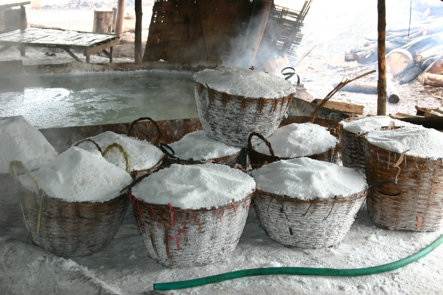 Baskets of freshly produced salt.JPG