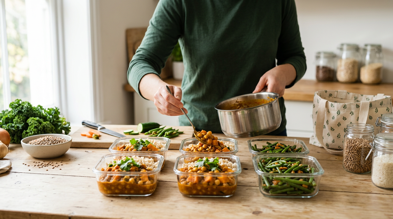 budget friendly plant based meal prep