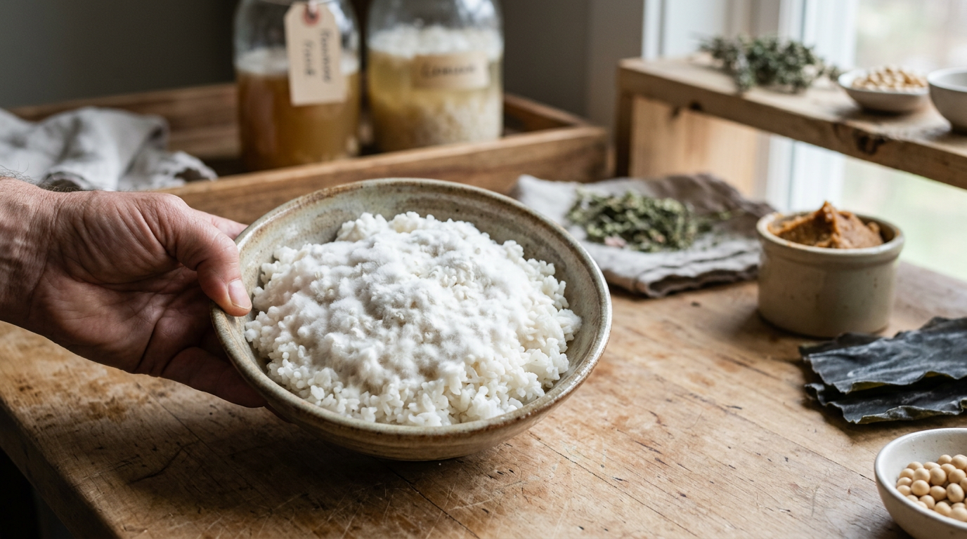 koji rice mold