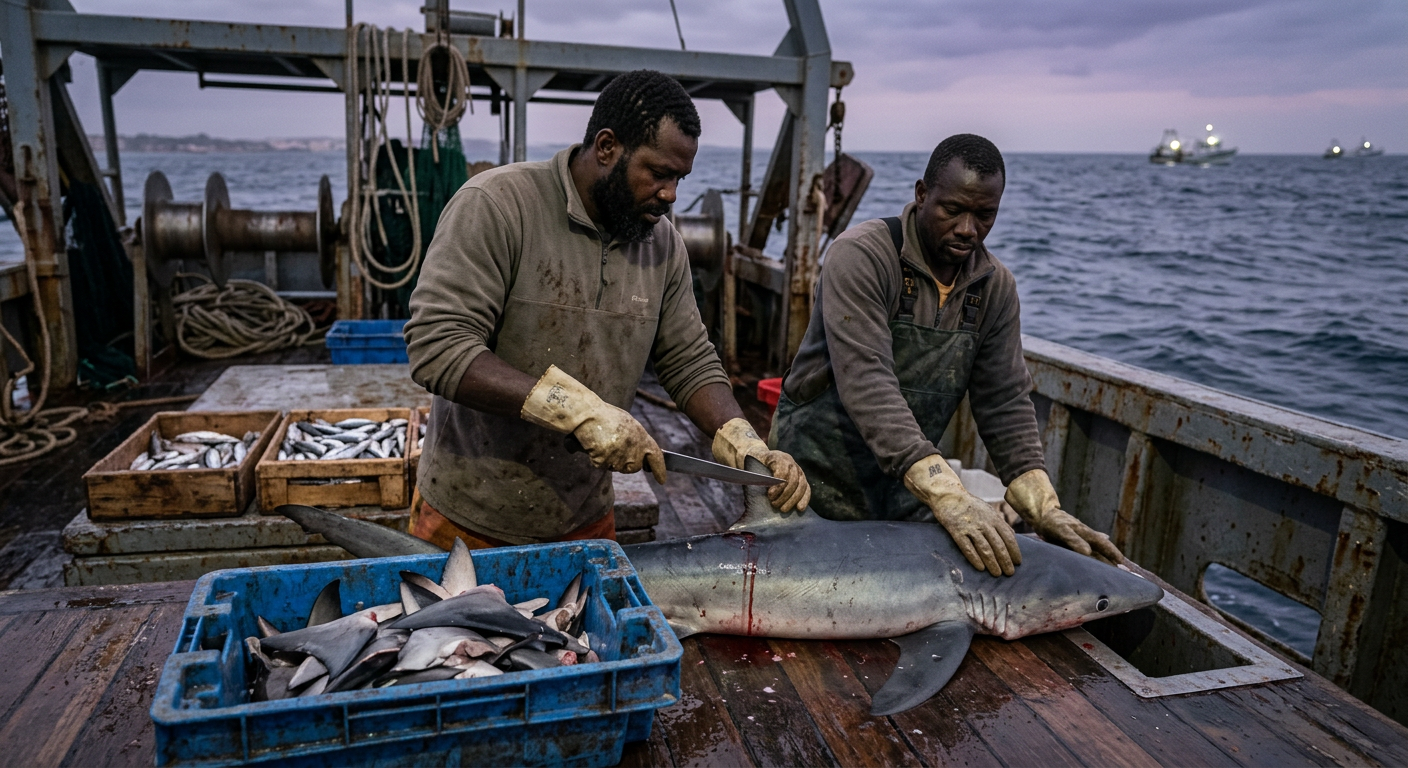 shark finning illegal fishing