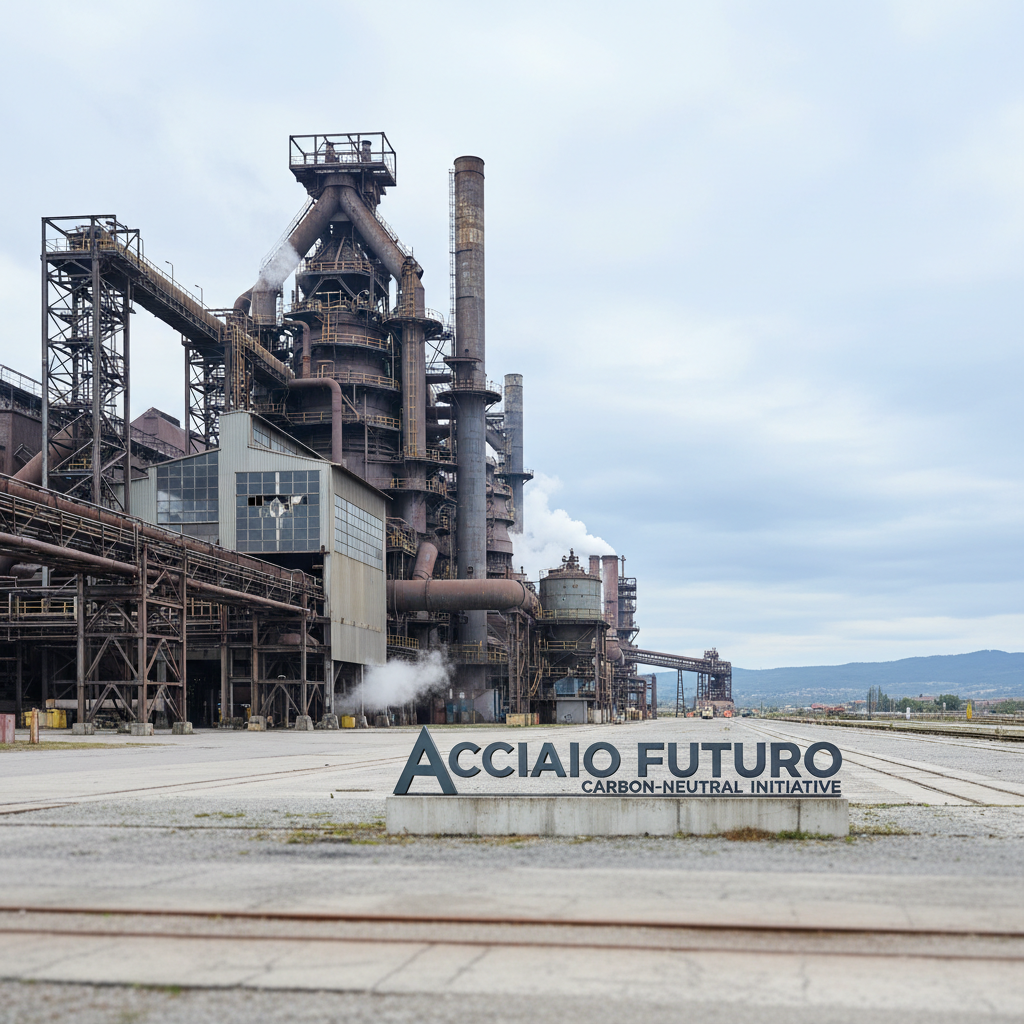 steel mill exterior