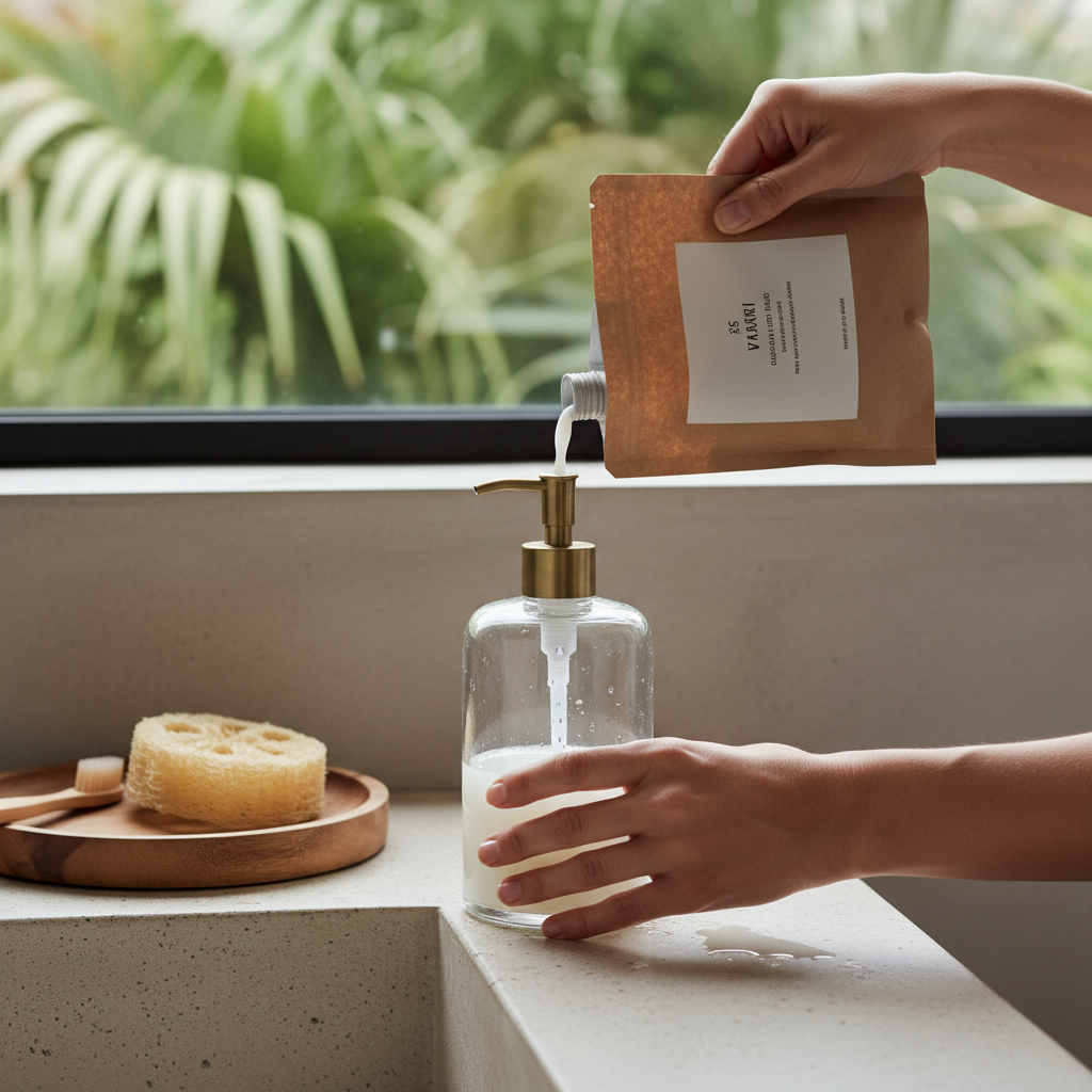 refill soap dispenser