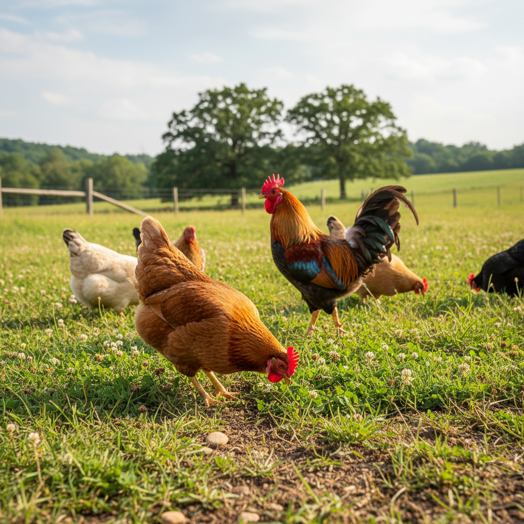 free range chickens