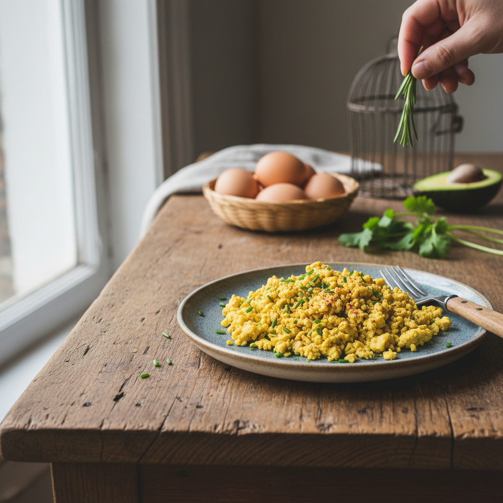 scrambled tofu