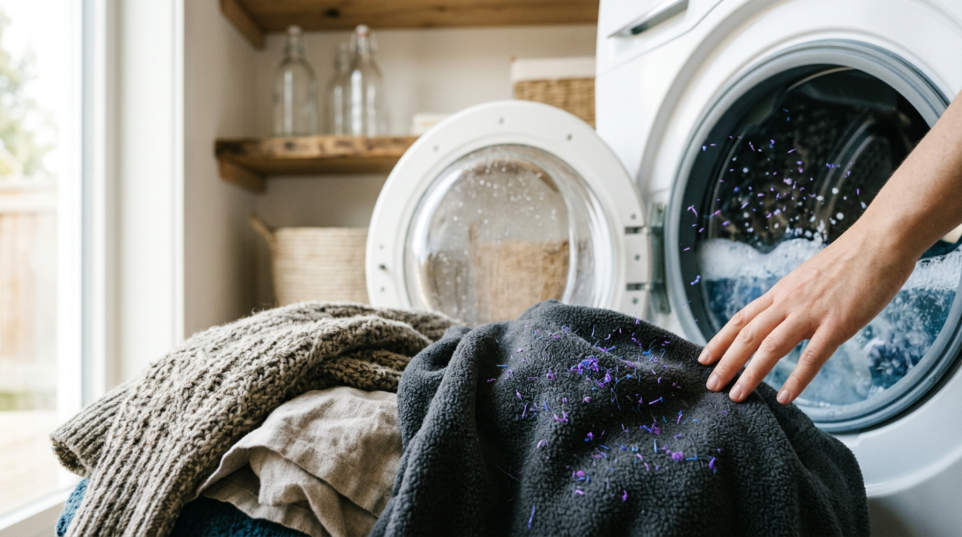 microplastic fibres