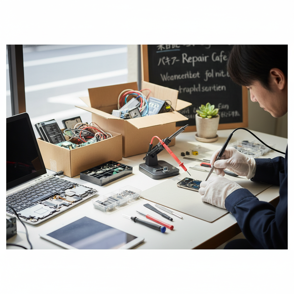 electronics repair bench