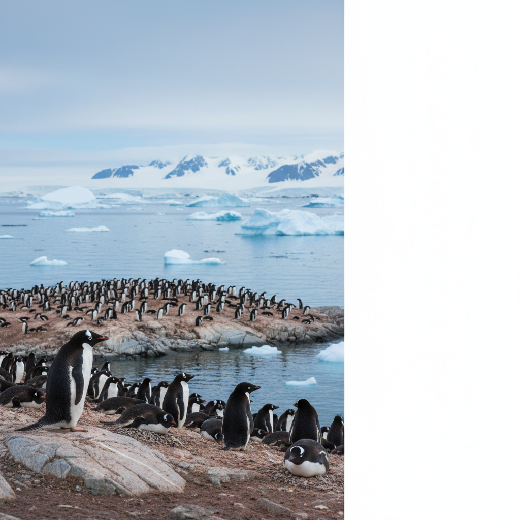penguin colony antarctica