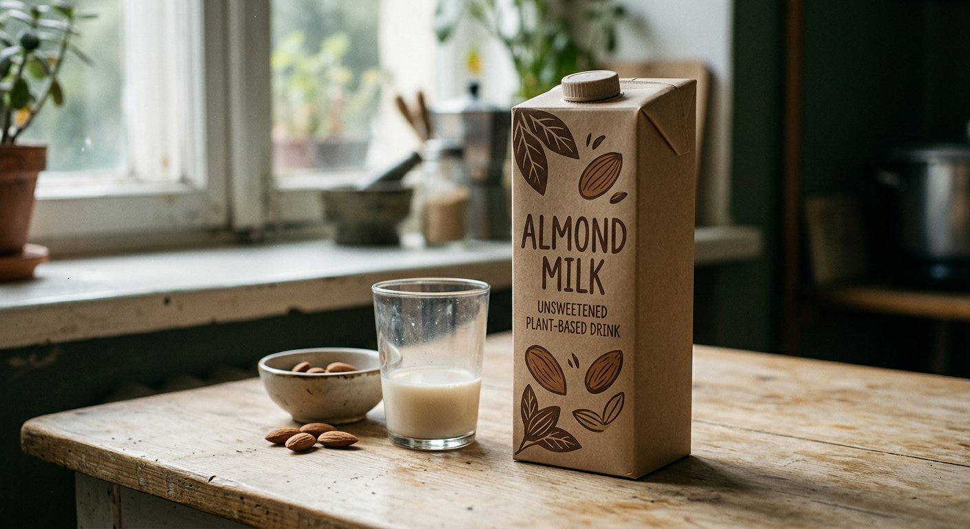 almond milk carton