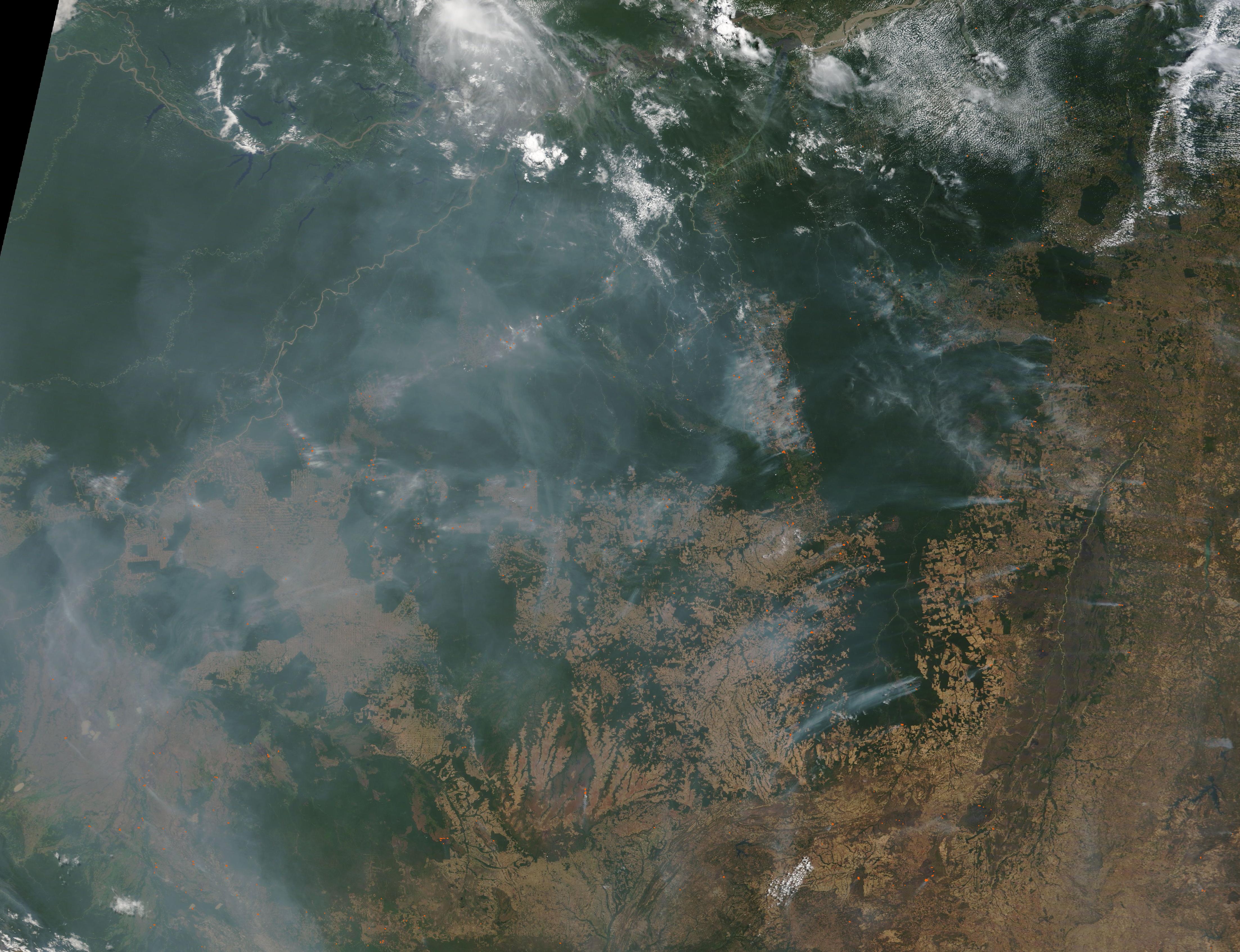 Fires and Deforestation in Brazil and Bolivia (MODIS 2022-09-05).jpg