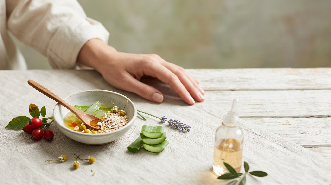 natural plant-based skincare ingredients