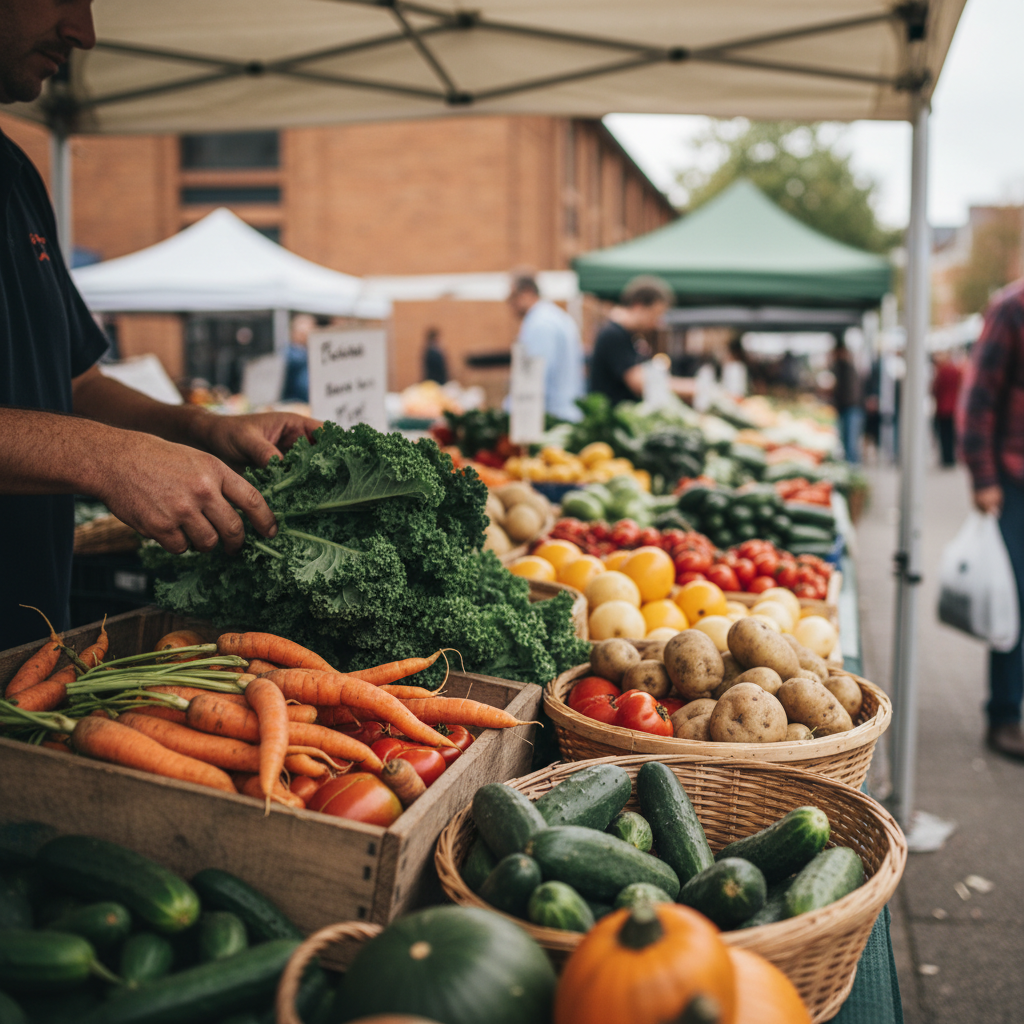 farmers market produce