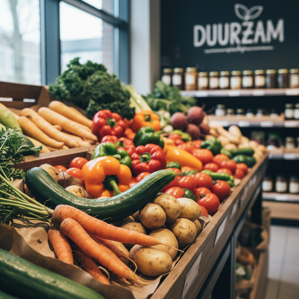 supermarket produce shelf