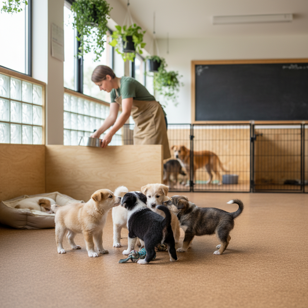 puppy rescue kennel