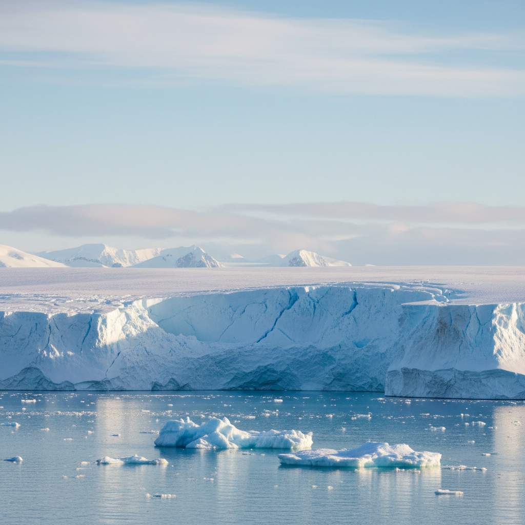 antarctic ice shelf
