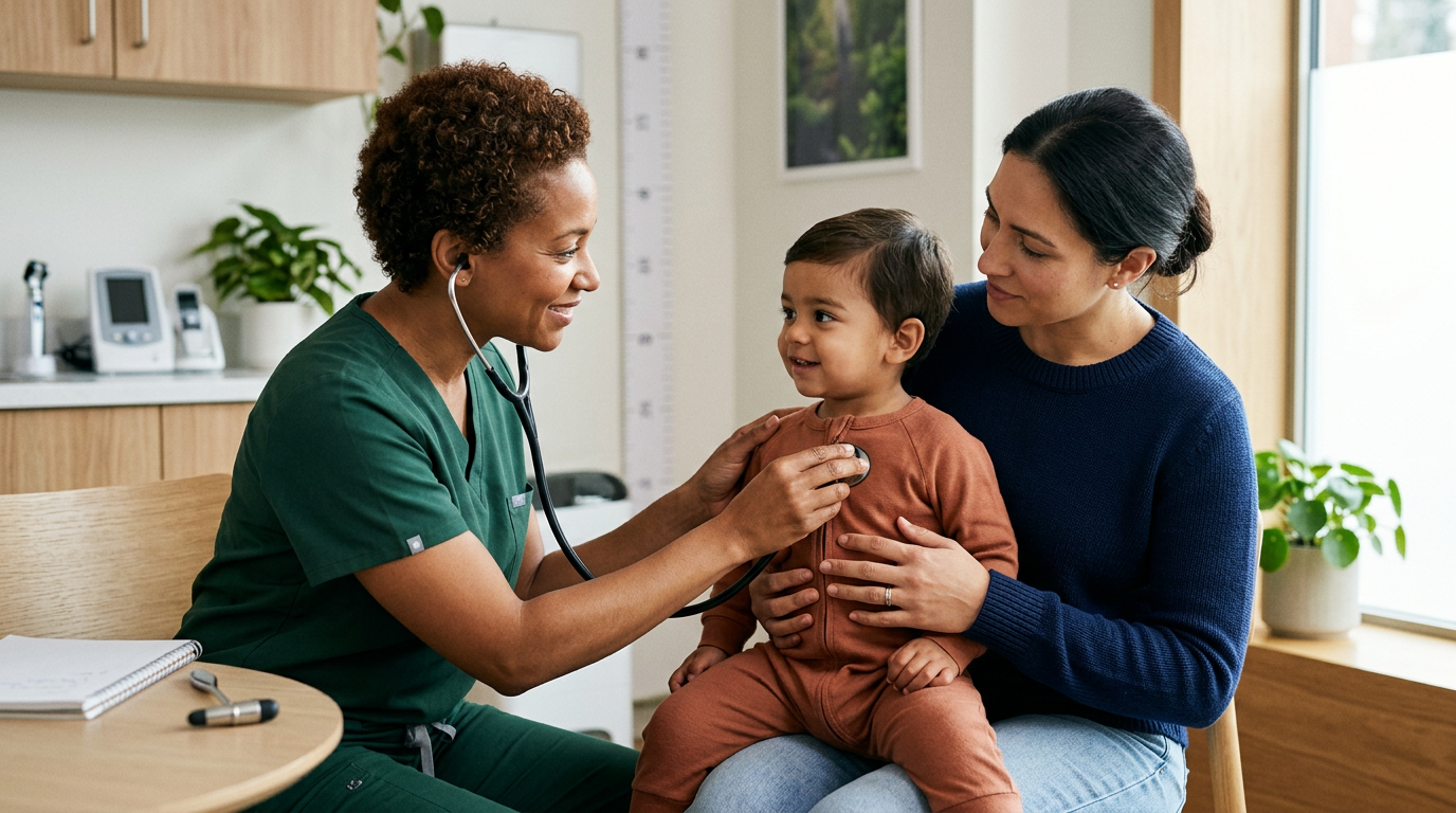 pediatrician baby checkup