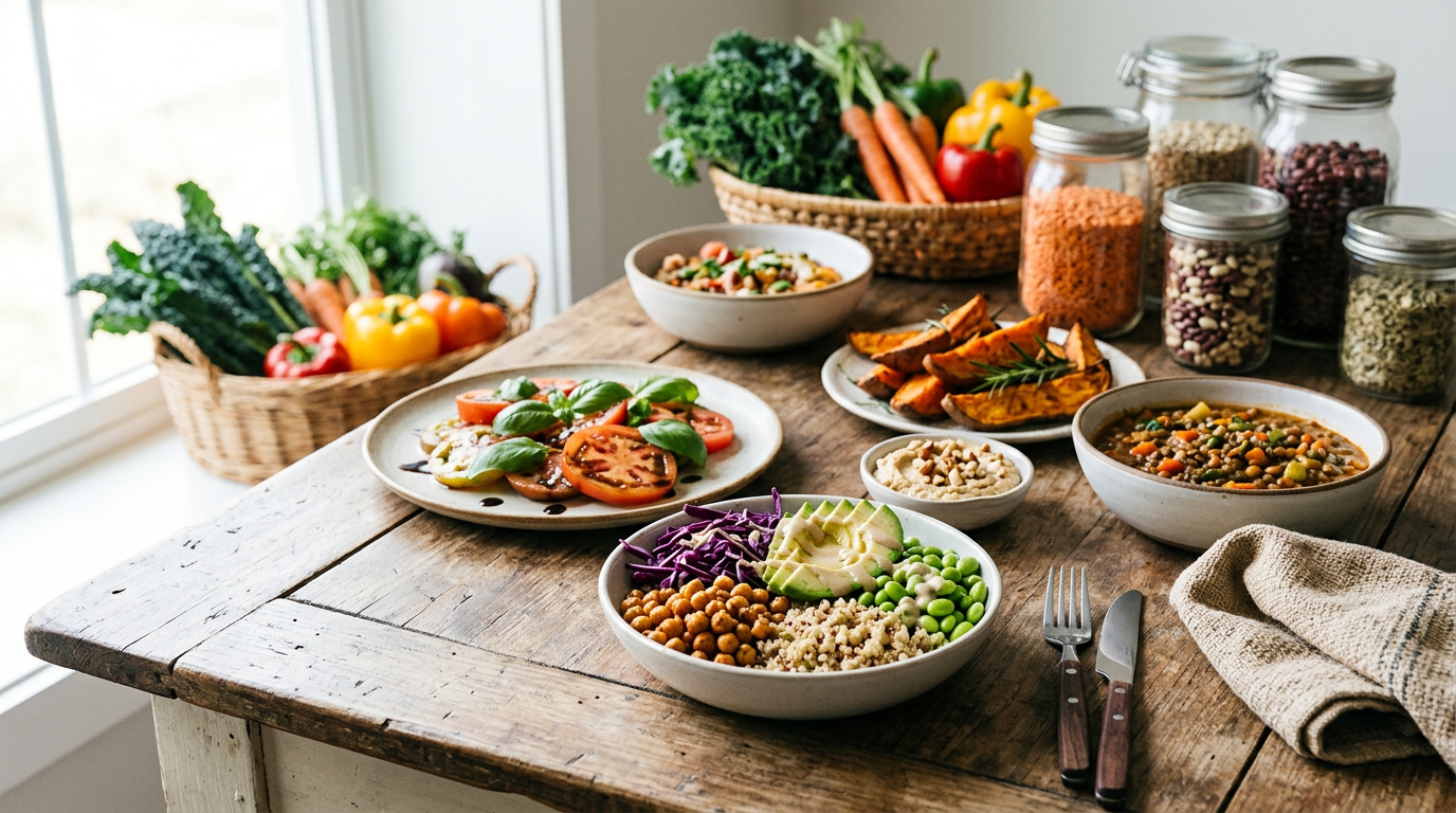 plant based food variety