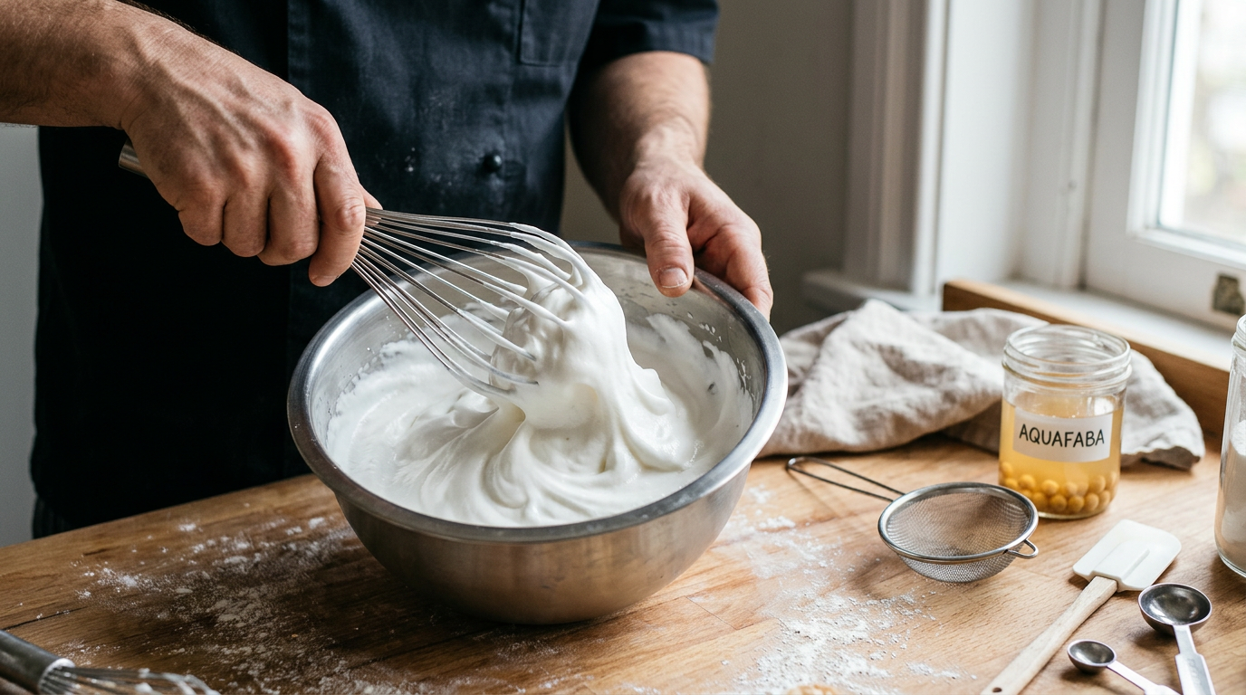 aquafaba whip
