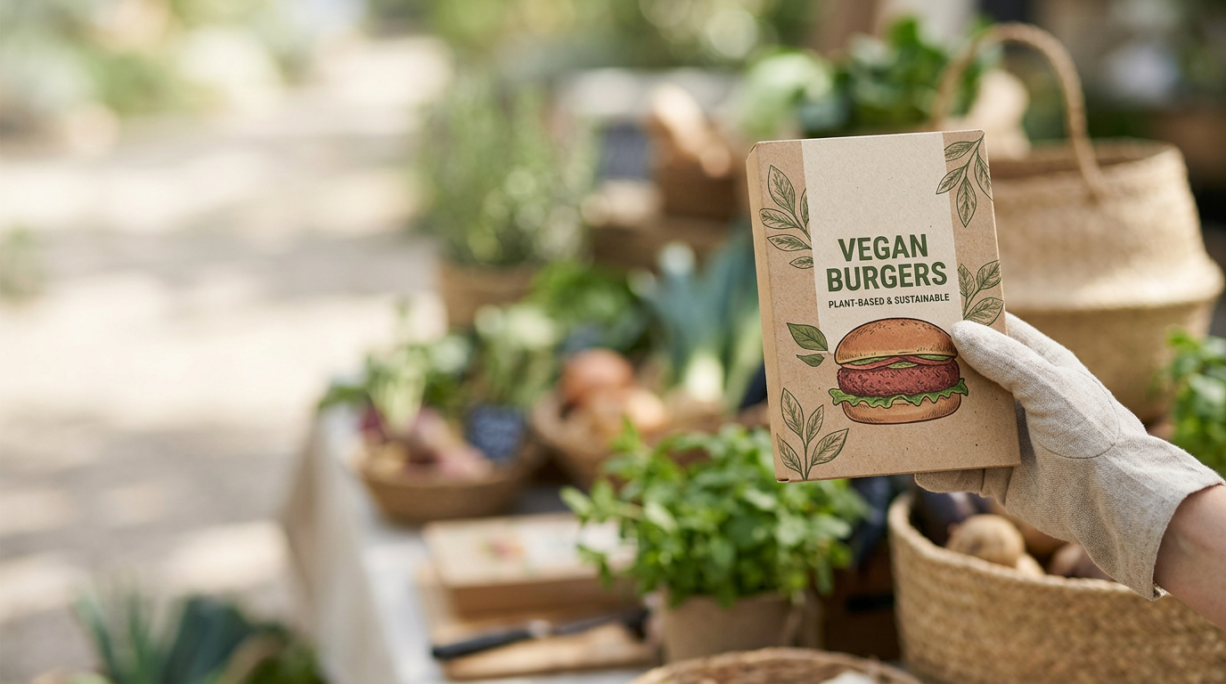 vegan meat substitute packaging