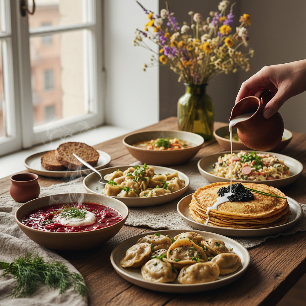 traditional russian dishes veganized