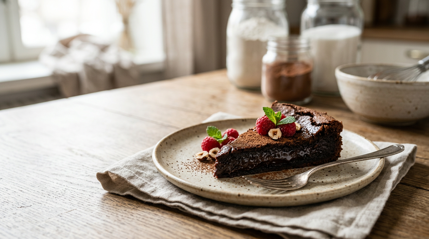 Vegansk kladdkaka: 94% perfekt resultat utan ägg och mjölk