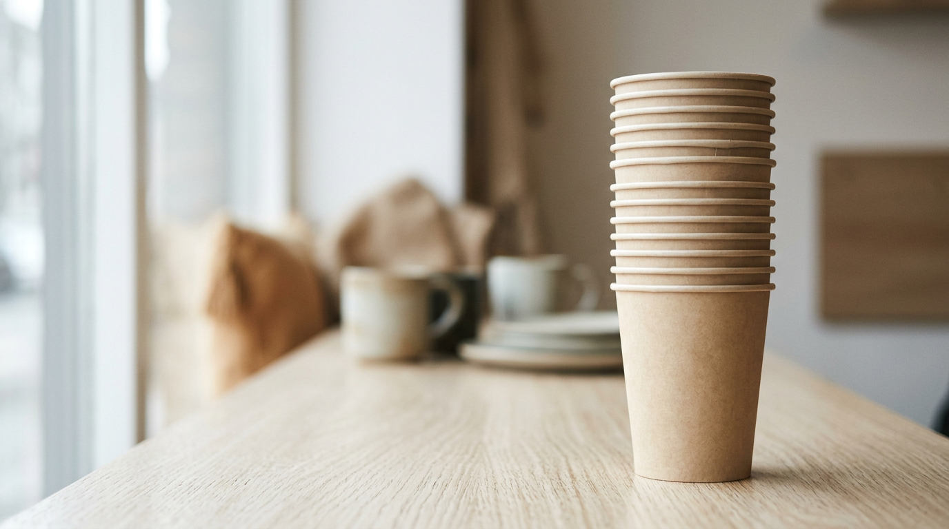 paper cup stack