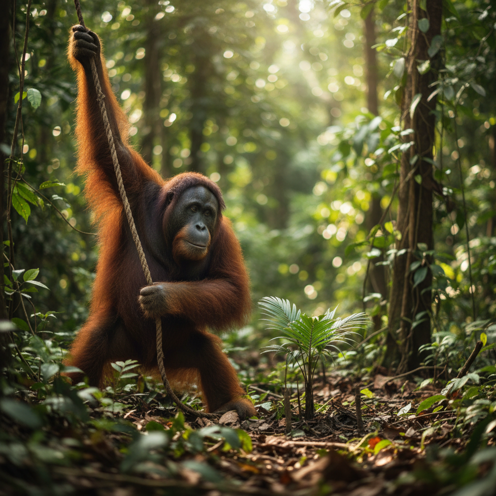orangutan forest