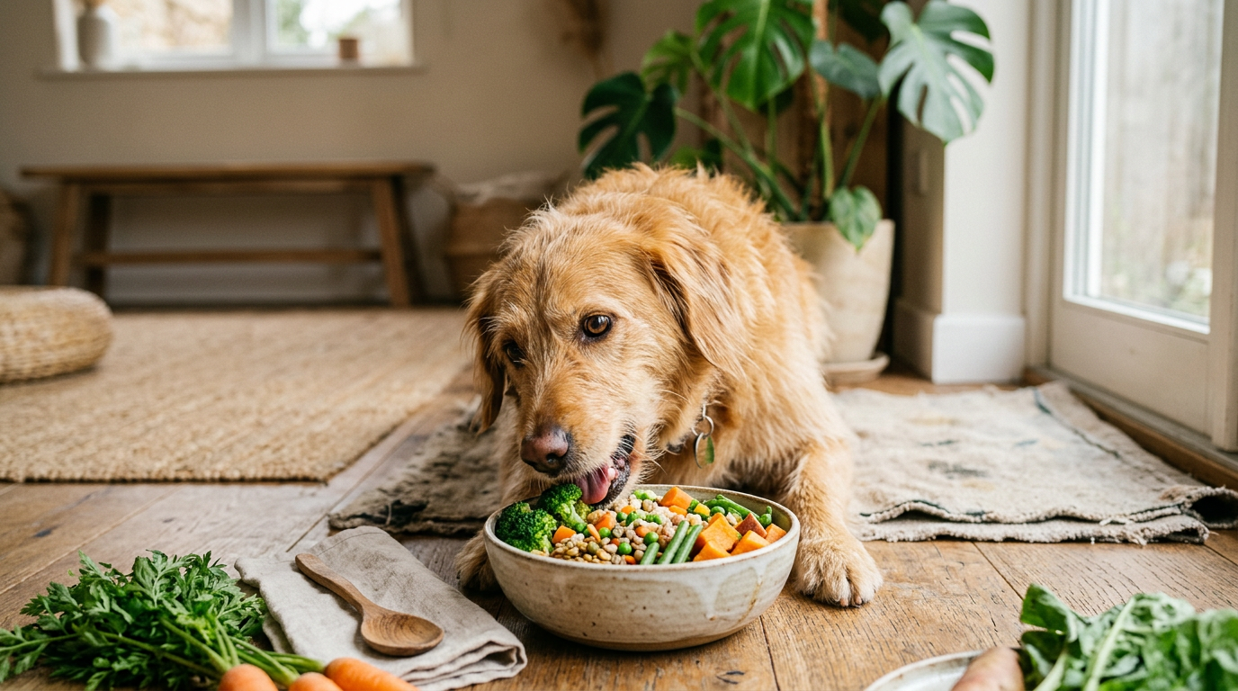happy dog vegetables